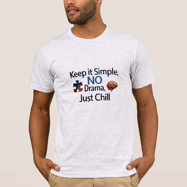 Mind Over Mess – No Drama, Just Chill Tee  (Front)
