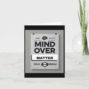 Mind Over Motivational Mantras Sticker Card