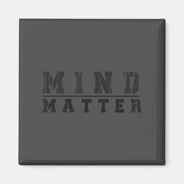Mind Over Motivational Stoic Philosophy Insrationa Magnet (Front)