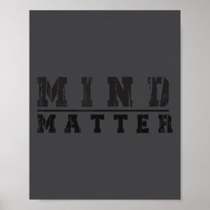 Mind Over Motivational Stoic Philosophy Insrationa Poster