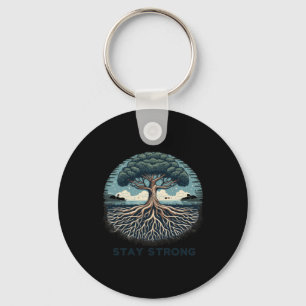 Mind Over - Positive Mental Health Awareness Desig Key Ring