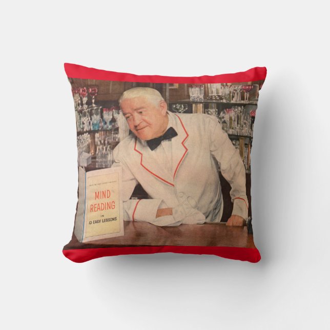 mind-reading at the bar cushion (Front)