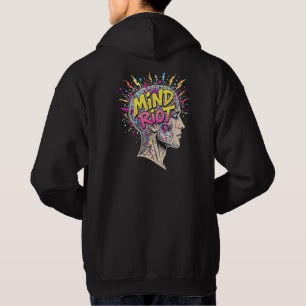 Mind Riot Hoodie – Abstract Chaos, Creative Energy