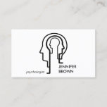 Mind Science Human Head Business Card<br><div class="desc">Psychologist Mind Science Human Head</div>