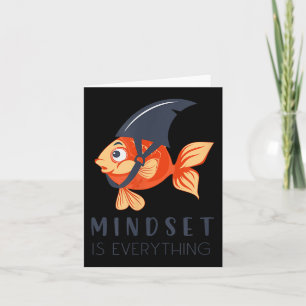 Mind Set Is Everything Insration Funny  Card