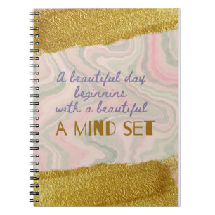 mind set quote notebook