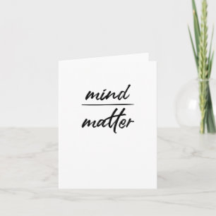Mind Sticker Card