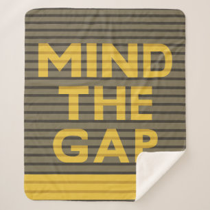 Mind the Gap 1 Sherpa Blanket