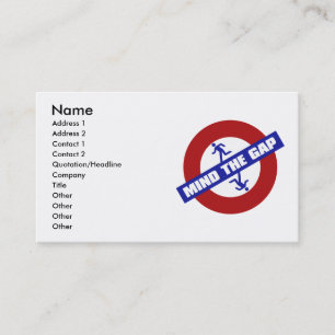 MIND_THE_GAP BUSINESS CARD
