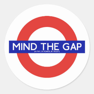 Mind The Gap (In Pay, In Power, In Trust) Stickers