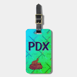 Mind where you step luggage tag