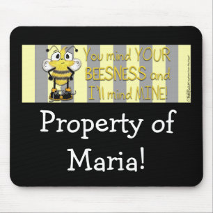 Mind Your BEEsness! Mouse Mat