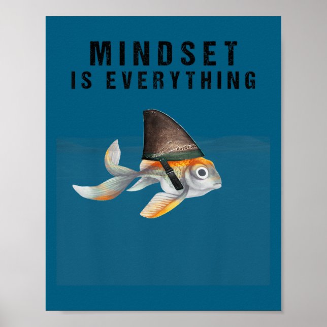 Mindest Is Everything - Motivational Quote Insrati Poster (Front)