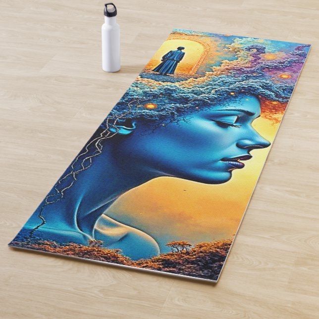 Mindful Cosmic Journey Yoga Mat (In Situ)