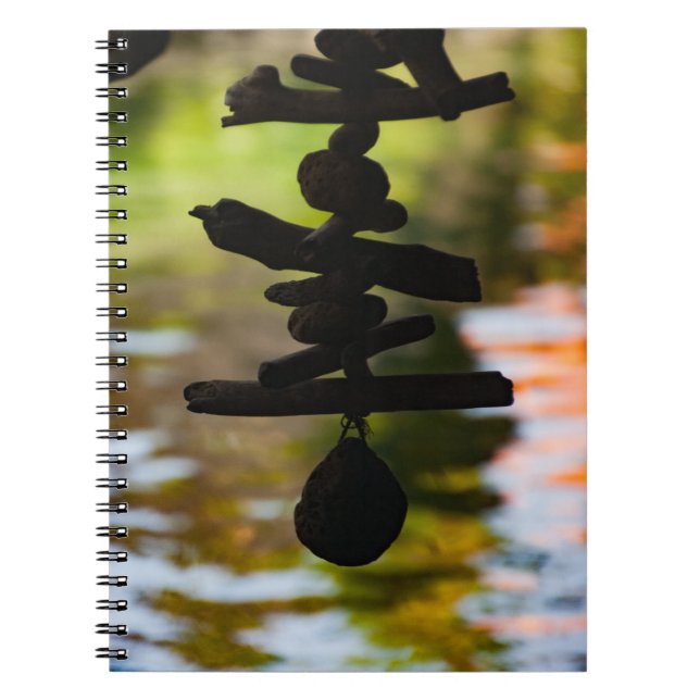 Mindful Driftwood Reflections Notebook (Front)