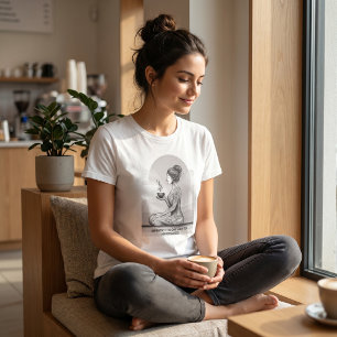Mindful Espresso Zen Meditation One Shot Buddha T-Shirt
