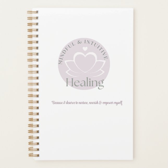Mindful & Intuitive Healing -Action Step Planner (Front)