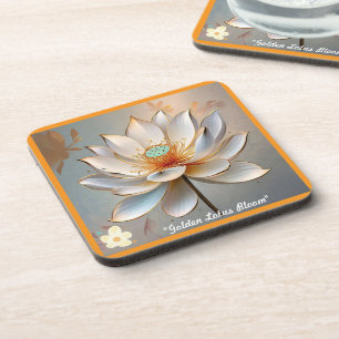 "Mindful Lotus Flower" Coaster
