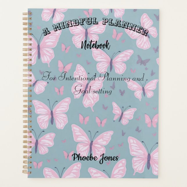 Mindful Planner for Intentional Planning and Goal- (Front)