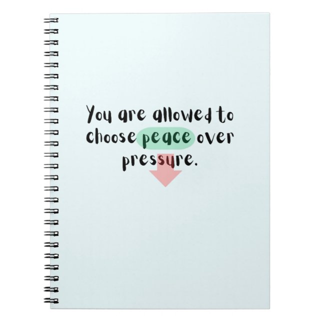 Mindful Writing Notebook – Choose Calm (Front)