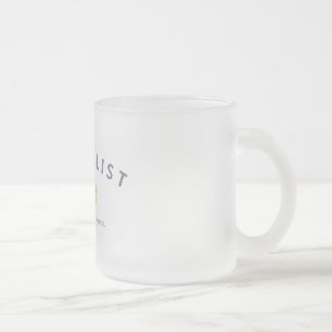 Mindfulist 10 oz Frosted Glass Mug