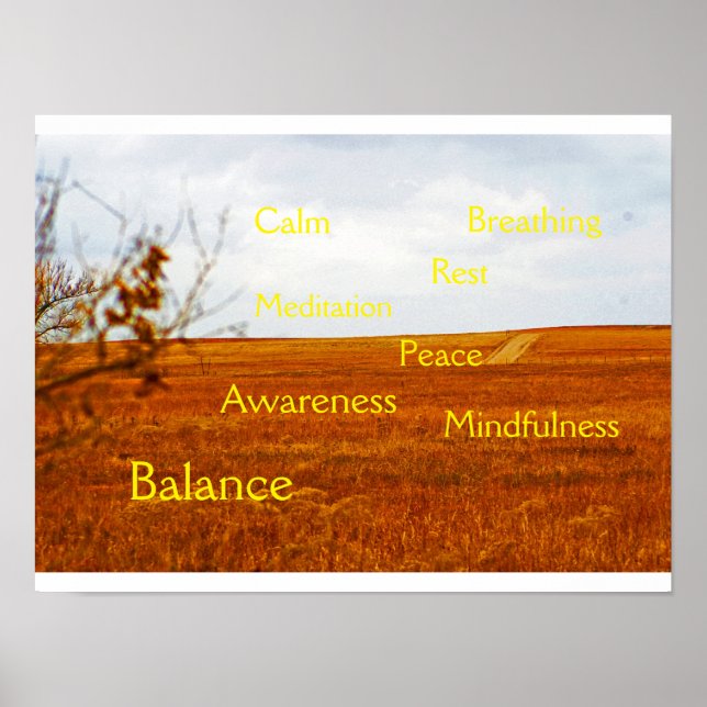 Mindfulness and Meditation poster V (Front)