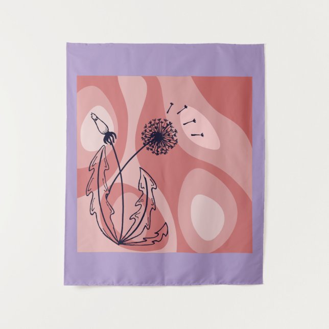 Mindfulness and Metamorphosis Inspired Design  Tapestry (Front)