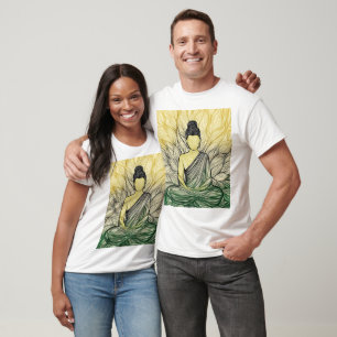 Mindfulness and Peace Illustration T-Shirt