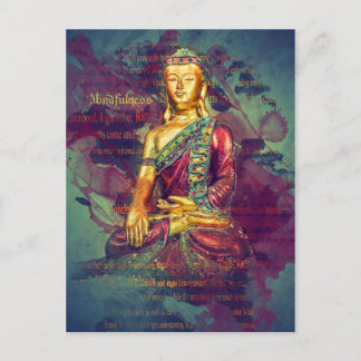 Mindfulness Buddha Postcard