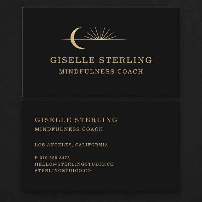 Mindfulness Coach Business Card (Creator Uploaded)