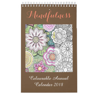 Mindfulness Colouring Calendar 2018