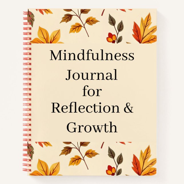 Mindfulness Journal | Reflection & Growth (Front)