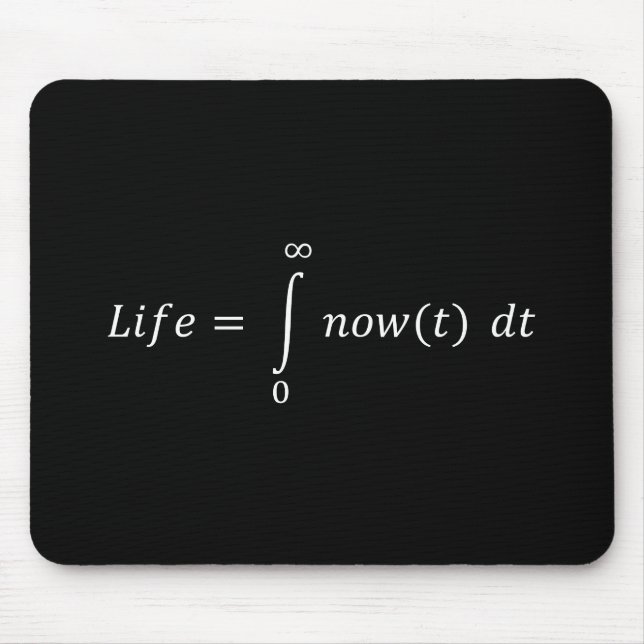 Mindfulness: Life according to math Mouse Mat (Front)