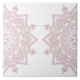 Mindfulness Mandala Design Decorative Tiles