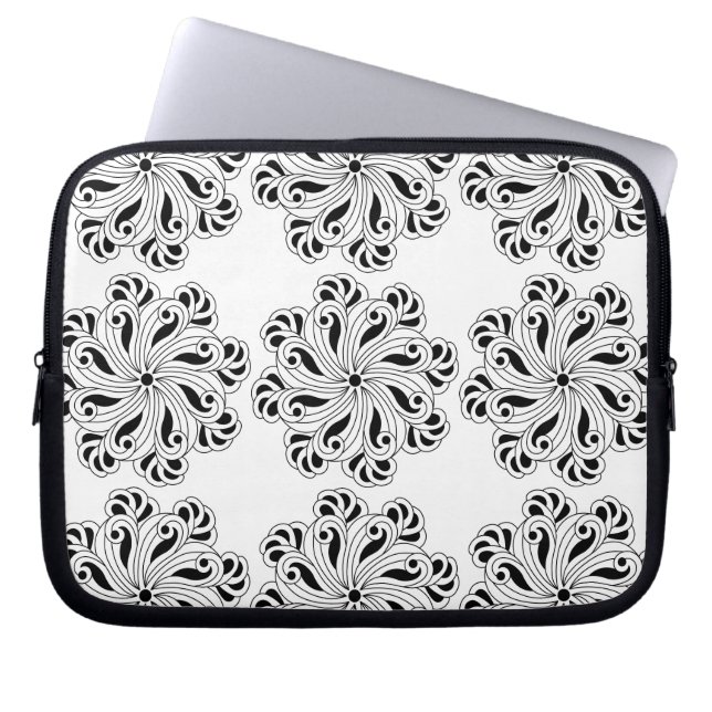 Mindfulness Mandala Design Laptop Sleeve (Front)