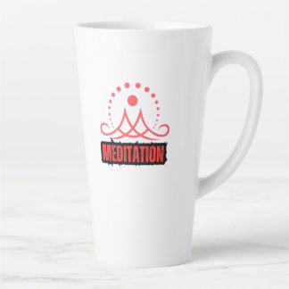 Mindfulness Meditation Latte Mug