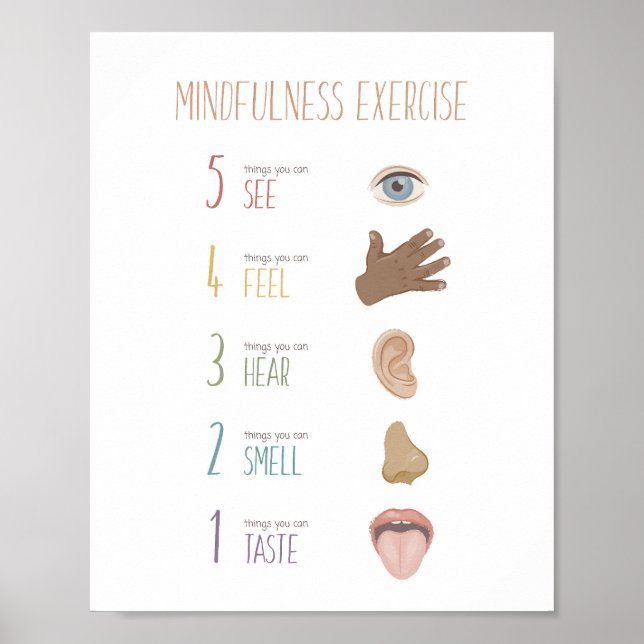 Mindfulness Psychology Therapy Office Poster (Front)