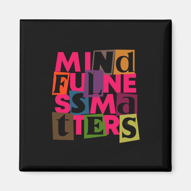 Mindfulness S Sticker  Magnet (Front)