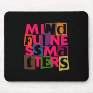 Mindfulness S Sticker Mouse Mat