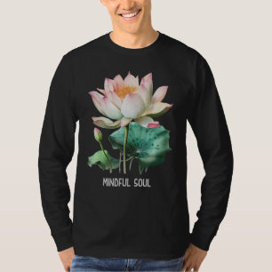 Mindfulness Saying Minimal Yoga Tee Mindful Soul