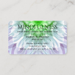 Mindfulness Services Design Business Card