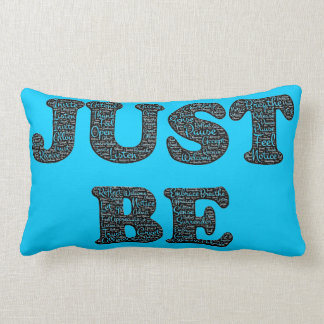 Mindfulness Vibrant Blue Throw Pillow
