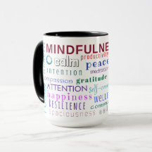 Mindfulness Word Jumble Mug
