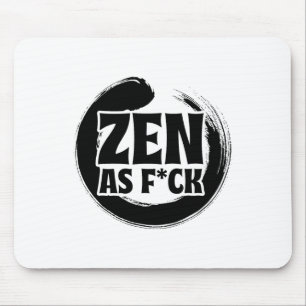Mindfulness Zen As Fck Inner Peace Meditation Budd Mouse Mat