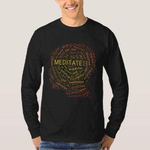 Mindfulness Zen Buddha Namaste Meditation Yoga T-Shirt