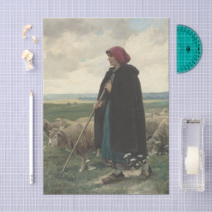 Minding the Flock by Julien Dupre Tissue Paper