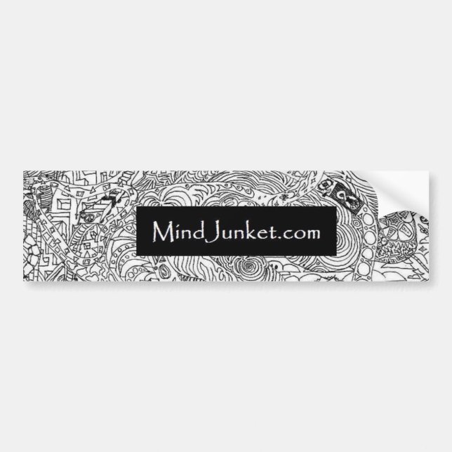 MindJunket.com Bumper Sticker (Front)