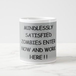 Mindlessly Satisfied Zombies Coffee Mug