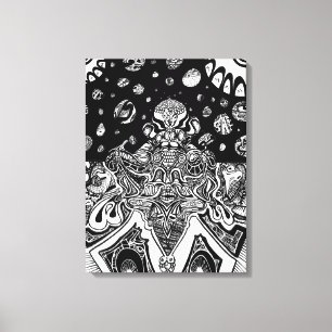 Mindmelt Phrame Canvas Print