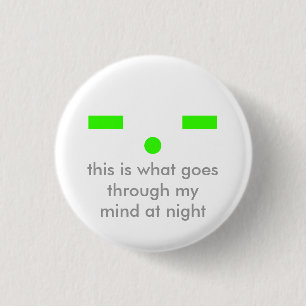 Minds at Night 3 Cm Round Badge